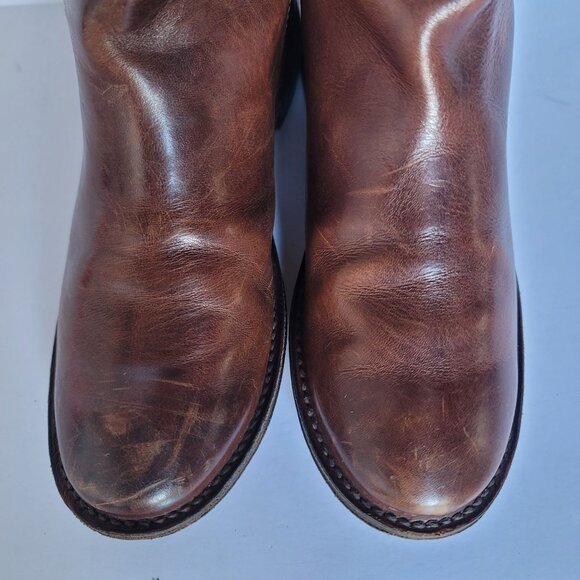 Frye Paige Tall Leather Riding Equestrian/Western Style Boots. Size 7B - Picture 3 of 11